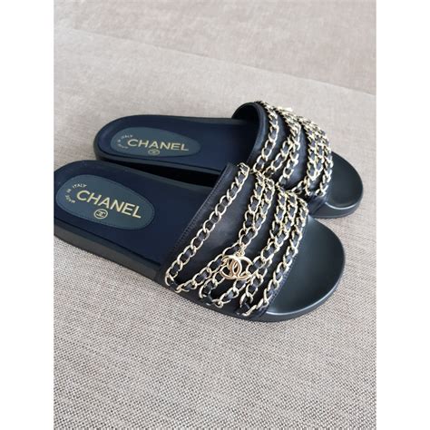 chanel sliders uk|chanel female slides.